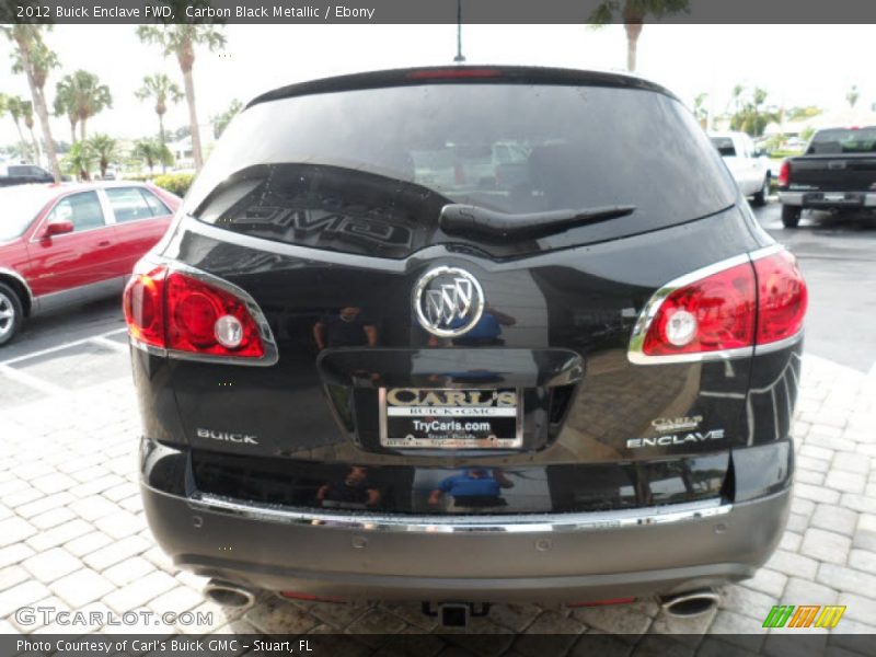 Carbon Black Metallic / Ebony 2012 Buick Enclave FWD