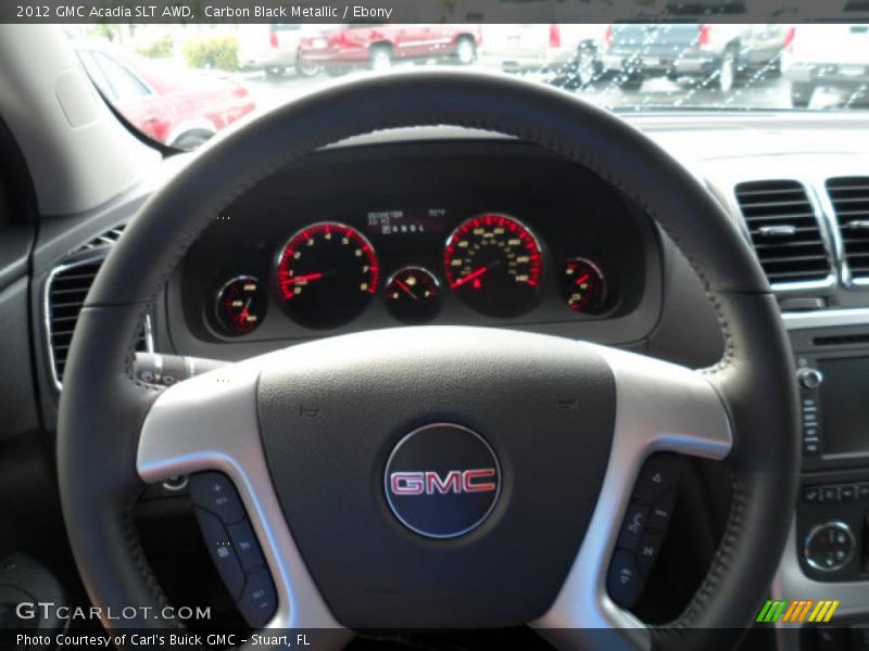 Carbon Black Metallic / Ebony 2012 GMC Acadia SLT AWD