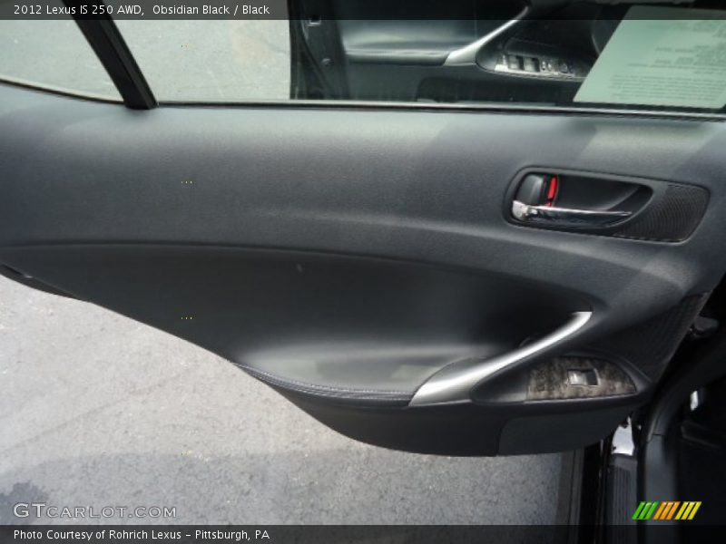 Obsidian Black / Black 2012 Lexus IS 250 AWD