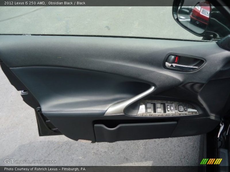 Obsidian Black / Black 2012 Lexus IS 250 AWD