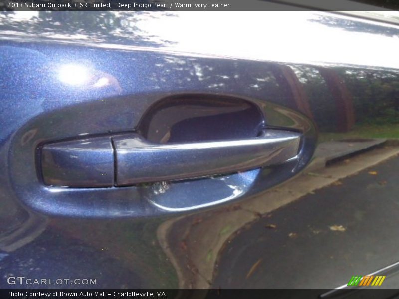 Deep Indigo Pearl / Warm Ivory Leather 2013 Subaru Outback 3.6R Limited