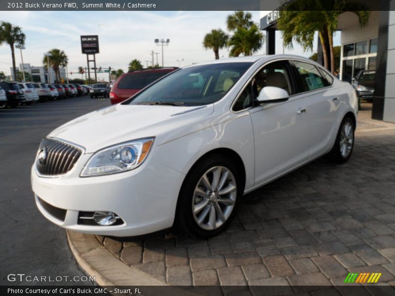 Summit White / Cashmere 2012 Buick Verano FWD