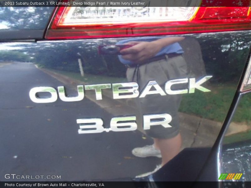 Deep Indigo Pearl / Warm Ivory Leather 2013 Subaru Outback 3.6R Limited