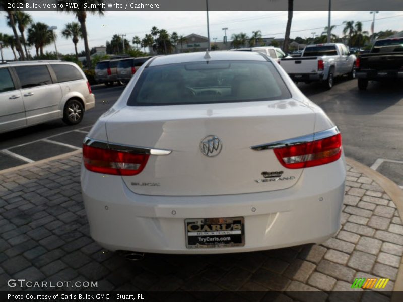 Summit White / Cashmere 2012 Buick Verano FWD