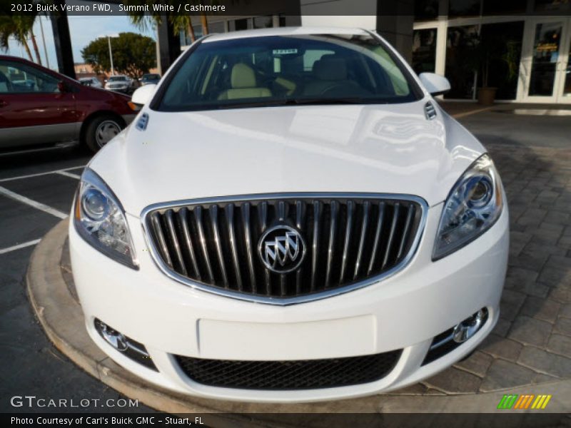 Summit White / Cashmere 2012 Buick Verano FWD