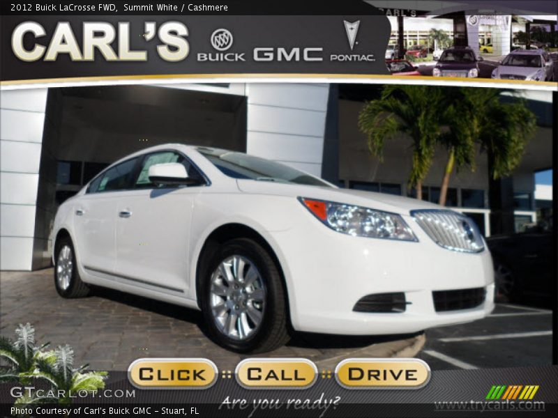 Summit White / Cashmere 2012 Buick LaCrosse FWD