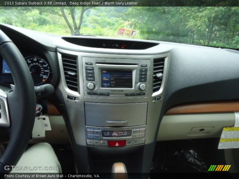 Deep Indigo Pearl / Warm Ivory Leather 2013 Subaru Outback 3.6R Limited