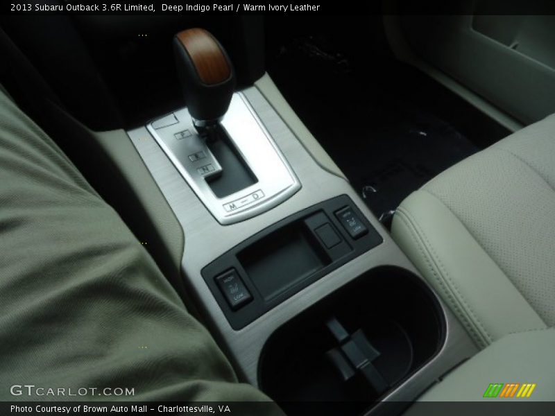 Deep Indigo Pearl / Warm Ivory Leather 2013 Subaru Outback 3.6R Limited