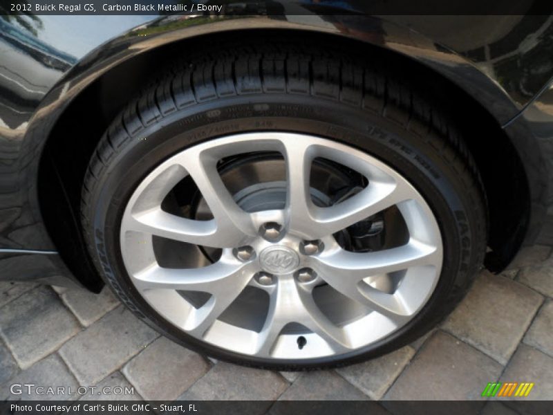 Carbon Black Metallic / Ebony 2012 Buick Regal GS