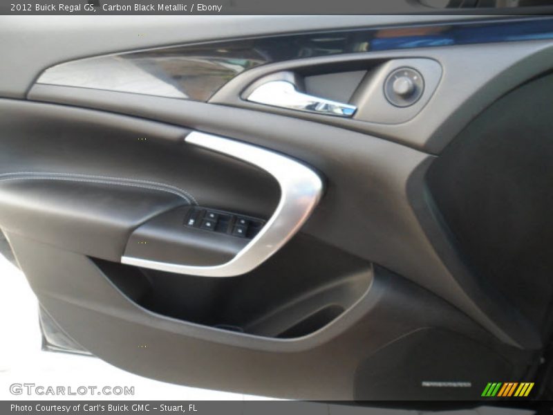 Carbon Black Metallic / Ebony 2012 Buick Regal GS