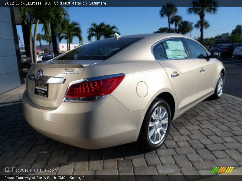 Gold Mist Metallic / Cashmere 2012 Buick LaCrosse FWD