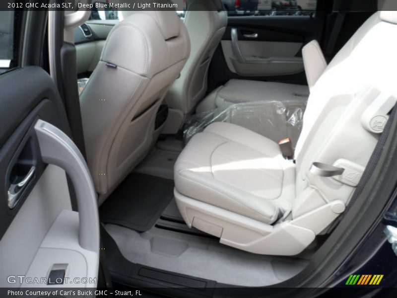 Deep Blue Metallic / Light Titanium 2012 GMC Acadia SLT
