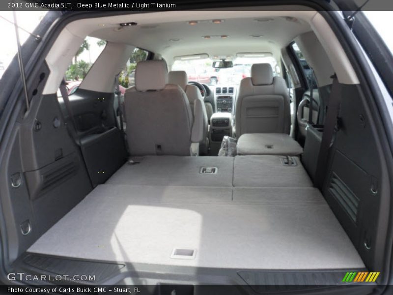 Deep Blue Metallic / Light Titanium 2012 GMC Acadia SLT