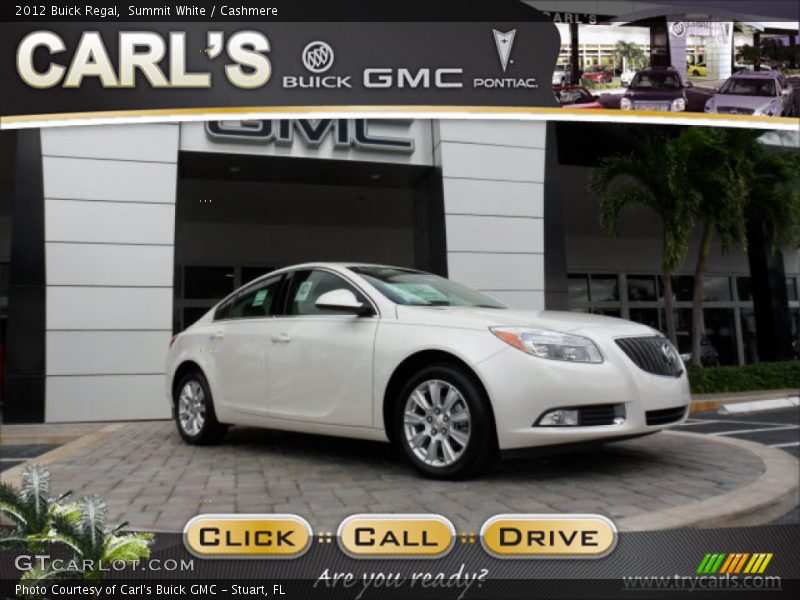 Summit White / Cashmere 2012 Buick Regal