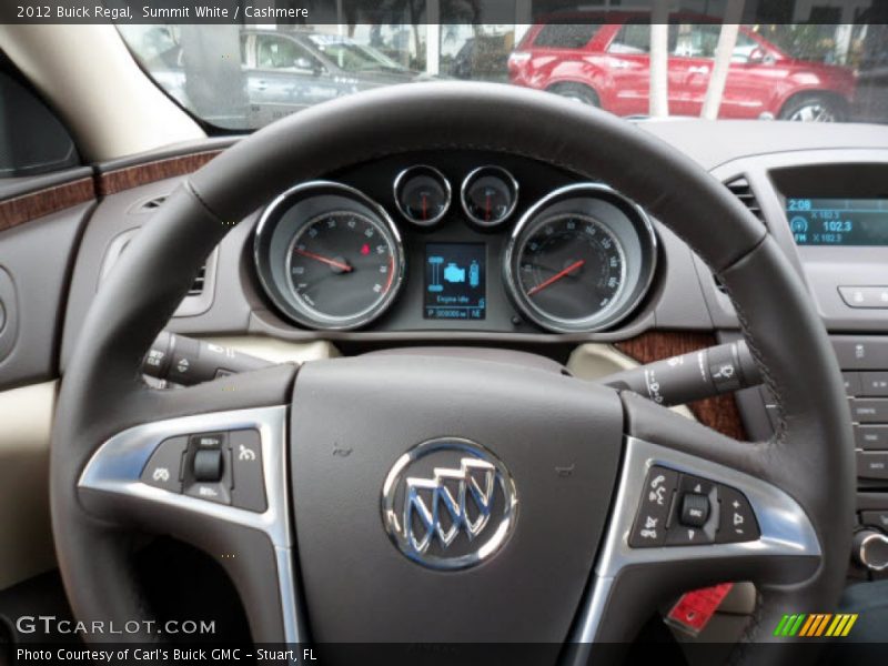 Summit White / Cashmere 2012 Buick Regal