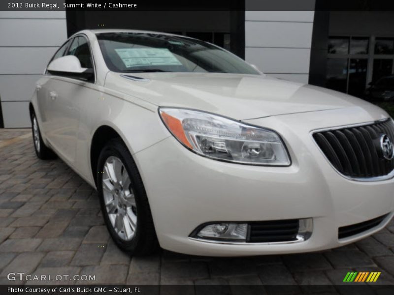 Summit White / Cashmere 2012 Buick Regal