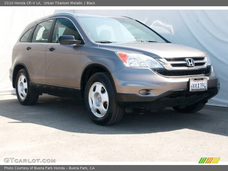 Urban Titanium Metallic / Black 2010 Honda CR-V LX