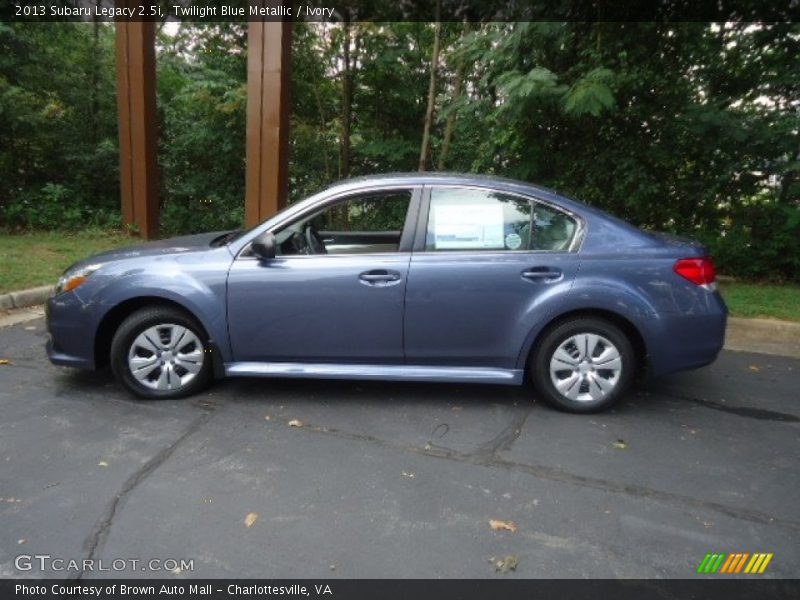 Twilight Blue Metallic / Ivory 2013 Subaru Legacy 2.5i