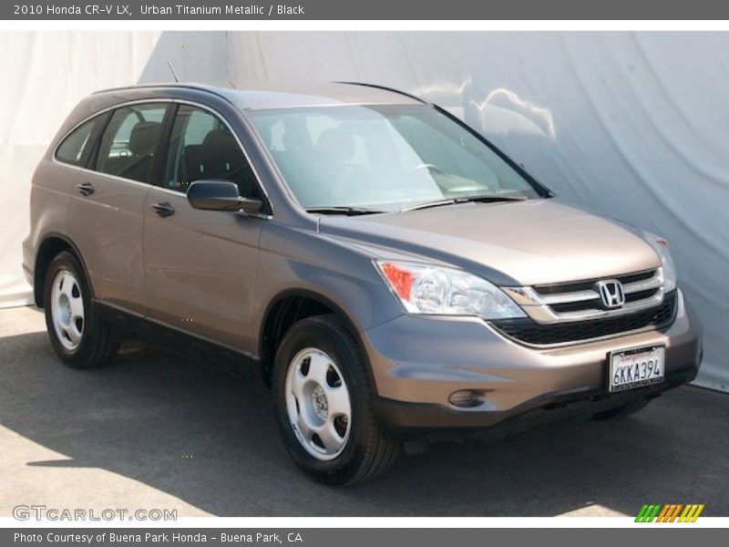 Urban Titanium Metallic / Black 2010 Honda CR-V LX