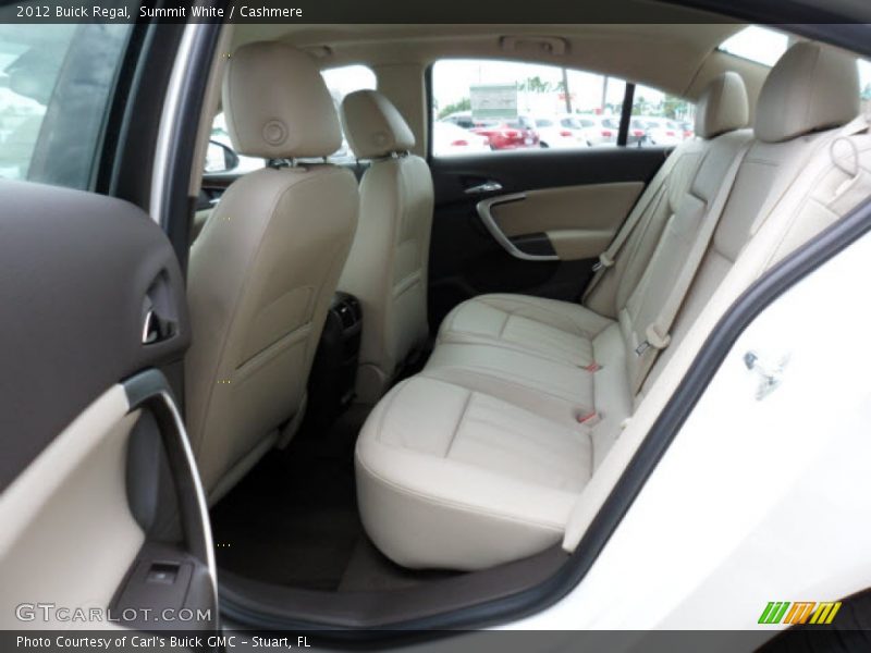 Rear Seat of 2012 Regal 