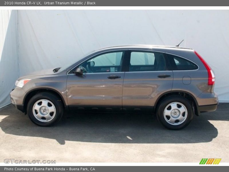 Urban Titanium Metallic / Black 2010 Honda CR-V LX