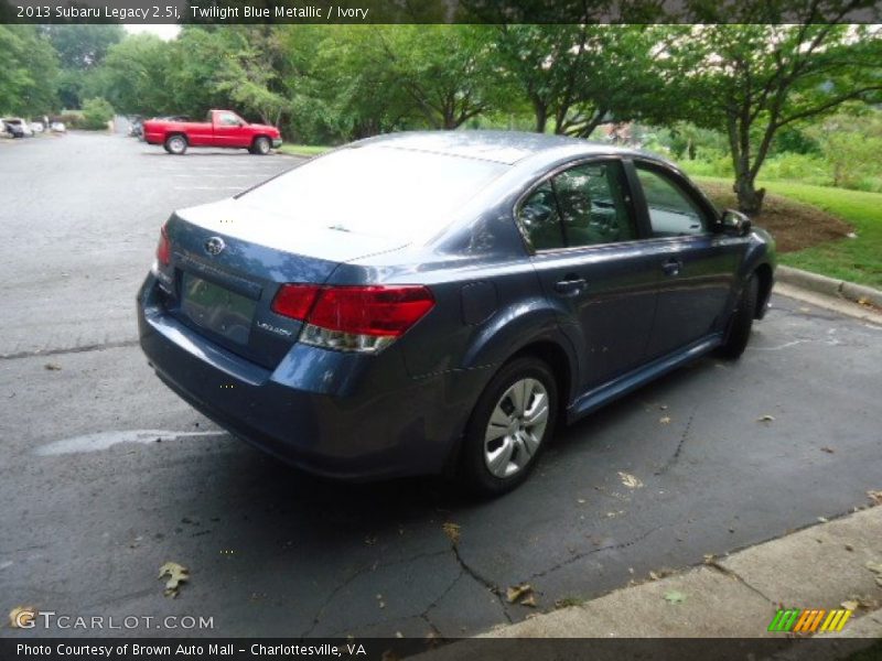 Twilight Blue Metallic / Ivory 2013 Subaru Legacy 2.5i