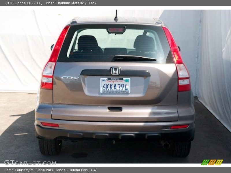 Urban Titanium Metallic / Black 2010 Honda CR-V LX