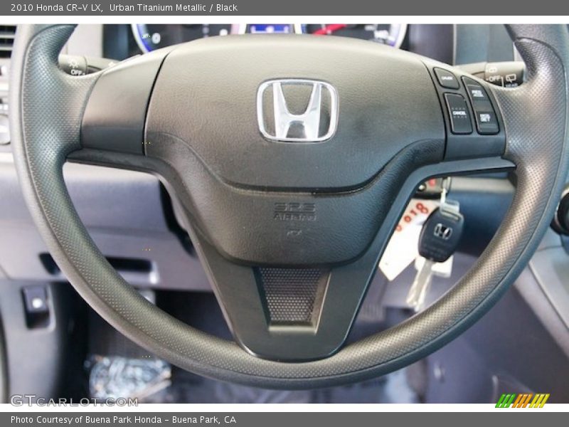 Urban Titanium Metallic / Black 2010 Honda CR-V LX