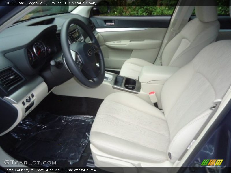 Twilight Blue Metallic / Ivory 2013 Subaru Legacy 2.5i