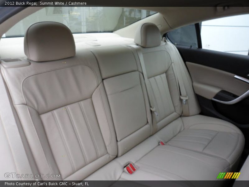 Rear Seat of 2012 Regal 
