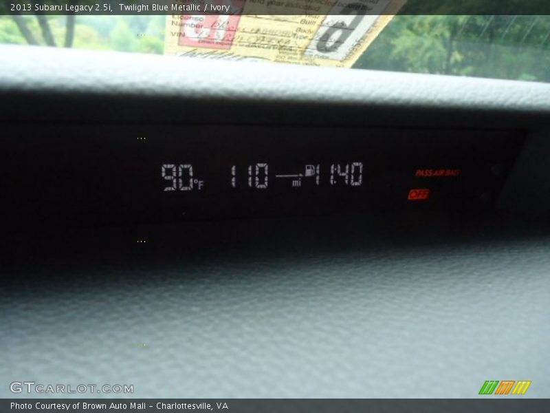 Twilight Blue Metallic / Ivory 2013 Subaru Legacy 2.5i