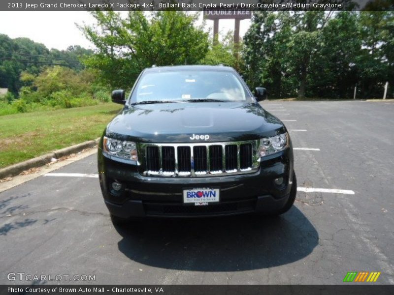 Brilliant Black Crystal Pearl / Dark Graystone/Medium Graystone 2013 Jeep Grand Cherokee Laredo X Package 4x4