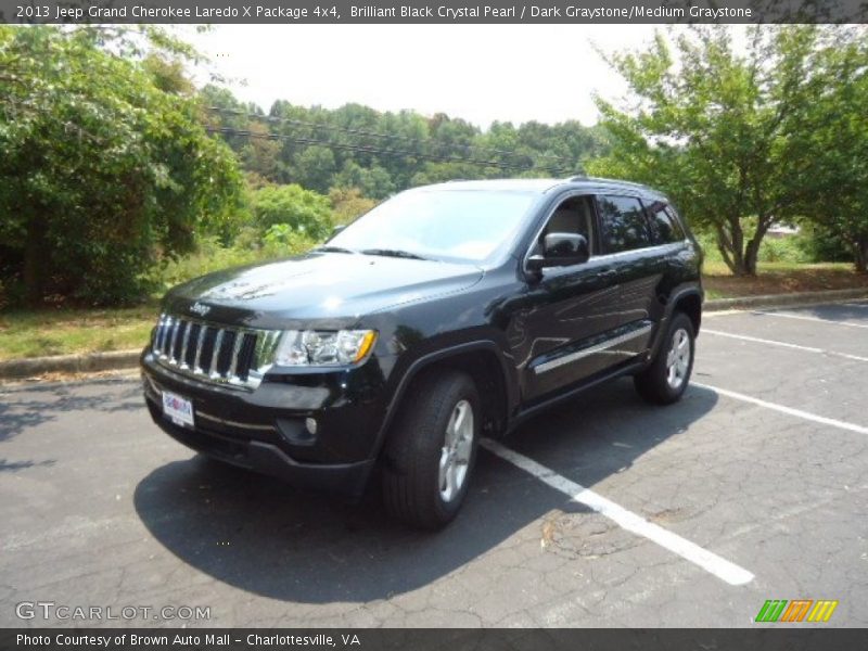 Brilliant Black Crystal Pearl / Dark Graystone/Medium Graystone 2013 Jeep Grand Cherokee Laredo X Package 4x4