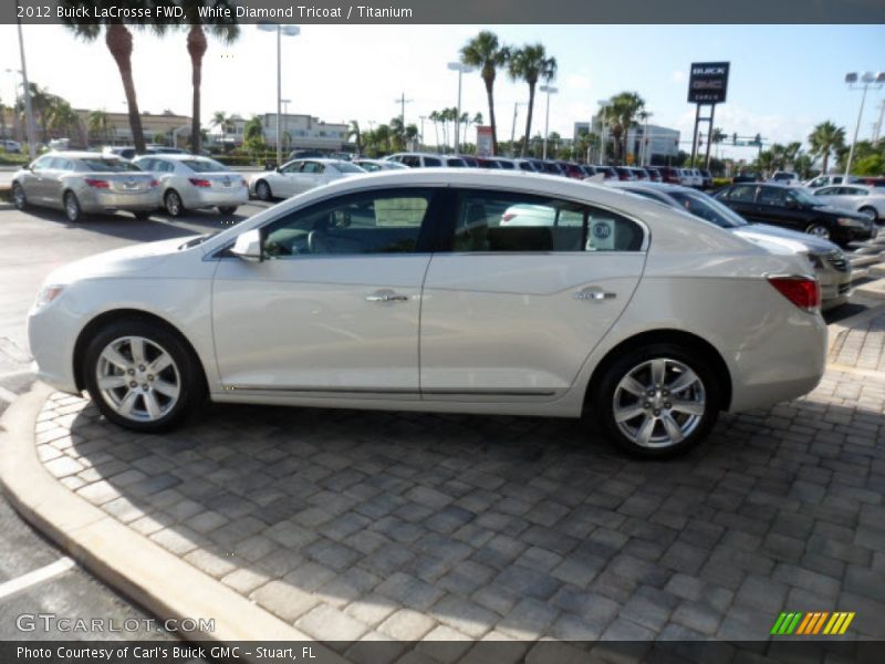 White Diamond Tricoat / Titanium 2012 Buick LaCrosse FWD
