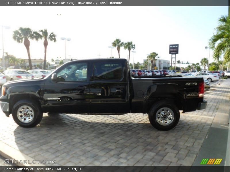 Onyx Black / Dark Titanium 2012 GMC Sierra 1500 SL Crew Cab 4x4