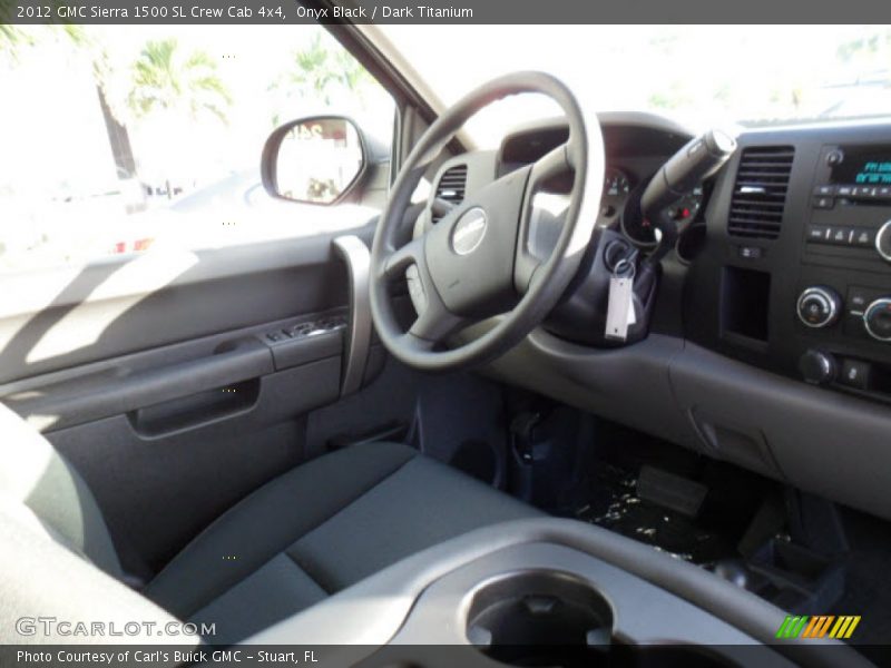 Onyx Black / Dark Titanium 2012 GMC Sierra 1500 SL Crew Cab 4x4