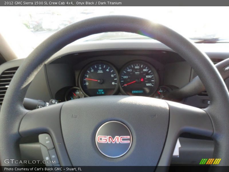 Onyx Black / Dark Titanium 2012 GMC Sierra 1500 SL Crew Cab 4x4