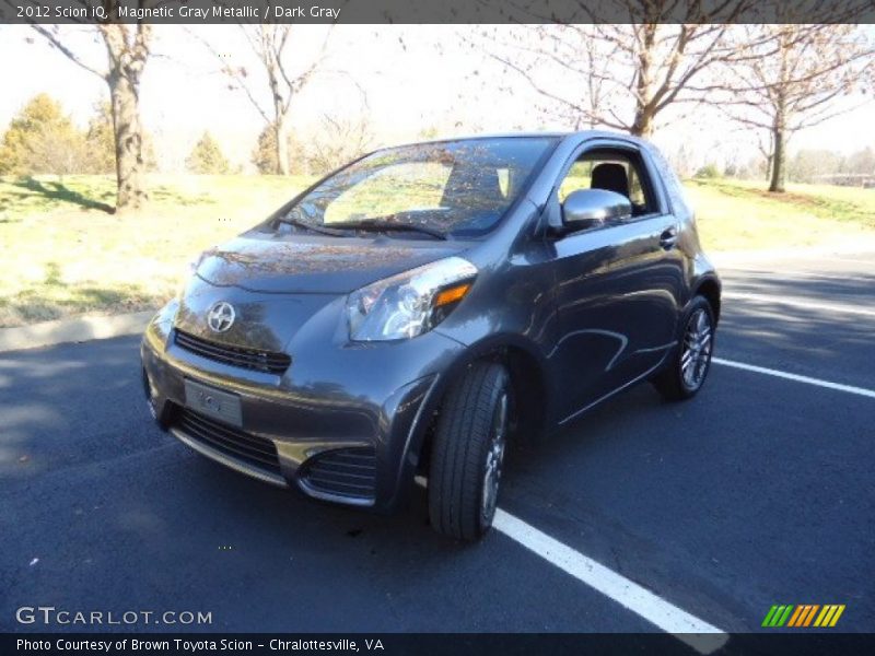 Magnetic Gray Metallic / Dark Gray 2012 Scion iQ