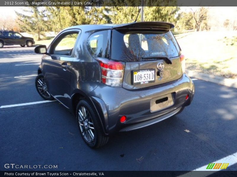Magnetic Gray Metallic / Dark Gray 2012 Scion iQ