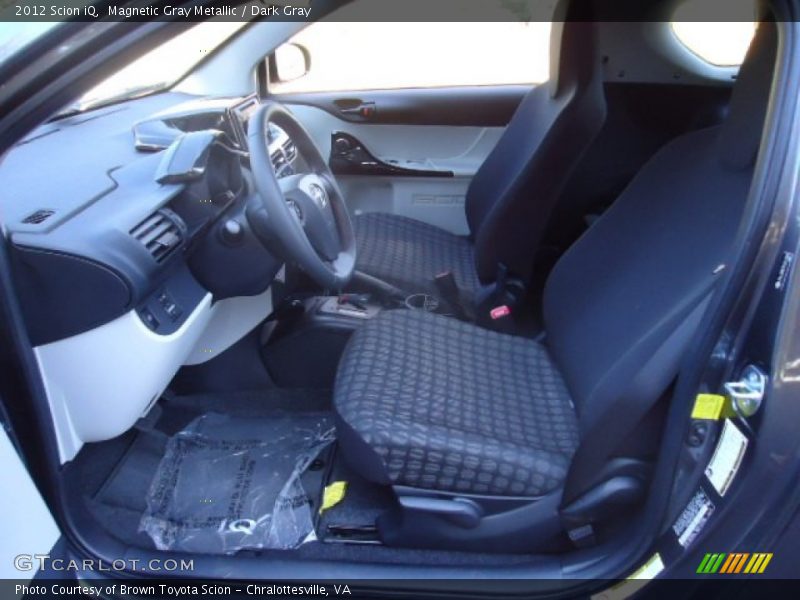 Magnetic Gray Metallic / Dark Gray 2012 Scion iQ