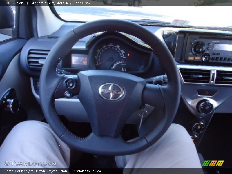 Magnetic Gray Metallic / Dark Gray 2012 Scion iQ