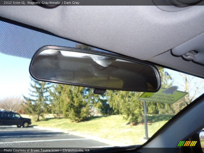Magnetic Gray Metallic / Dark Gray 2012 Scion iQ
