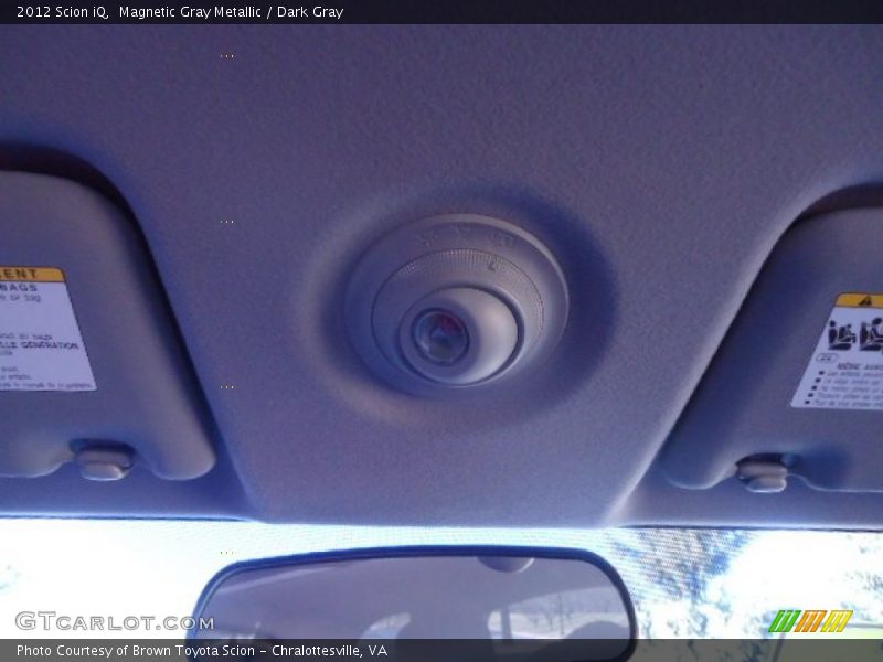 Magnetic Gray Metallic / Dark Gray 2012 Scion iQ