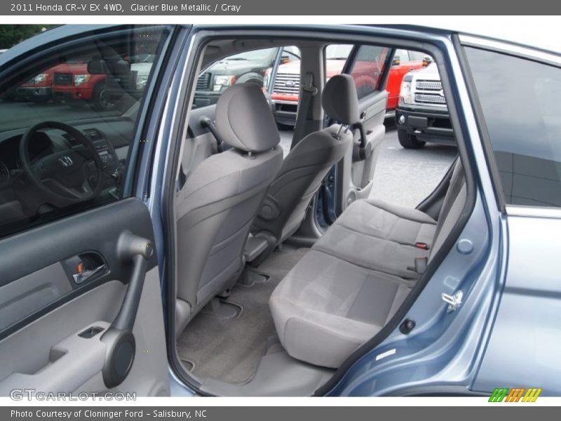 Rear Seat of 2011 CR-V EX 4WD