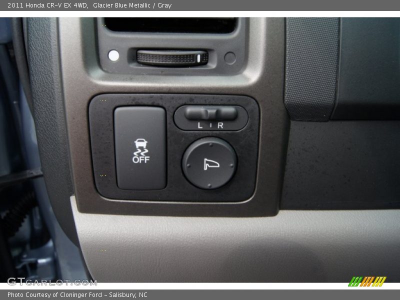 Glacier Blue Metallic / Gray 2011 Honda CR-V EX 4WD