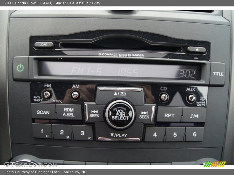 Audio System of 2011 CR-V EX 4WD