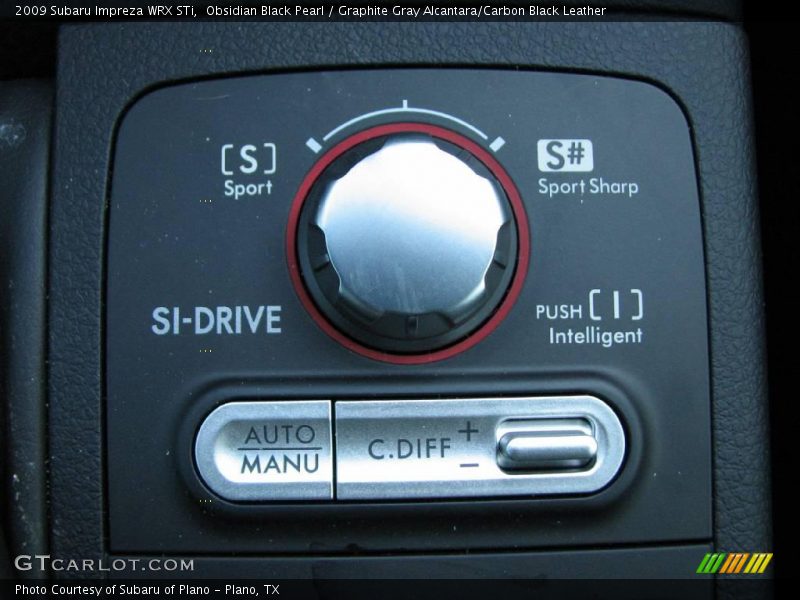 Obsidian Black Pearl / Graphite Gray Alcantara/Carbon Black Leather 2009 Subaru Impreza WRX STi