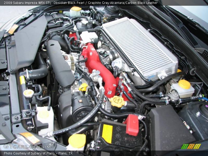 Obsidian Black Pearl / Graphite Gray Alcantara/Carbon Black Leather 2009 Subaru Impreza WRX STi