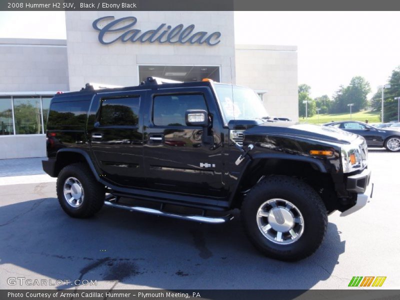 Black / Ebony Black 2008 Hummer H2 SUV