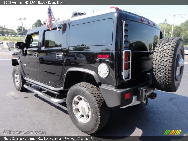 Black / Ebony Black 2008 Hummer H2 SUV